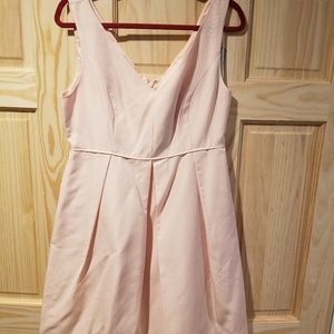 J Crew Pink V neck dress